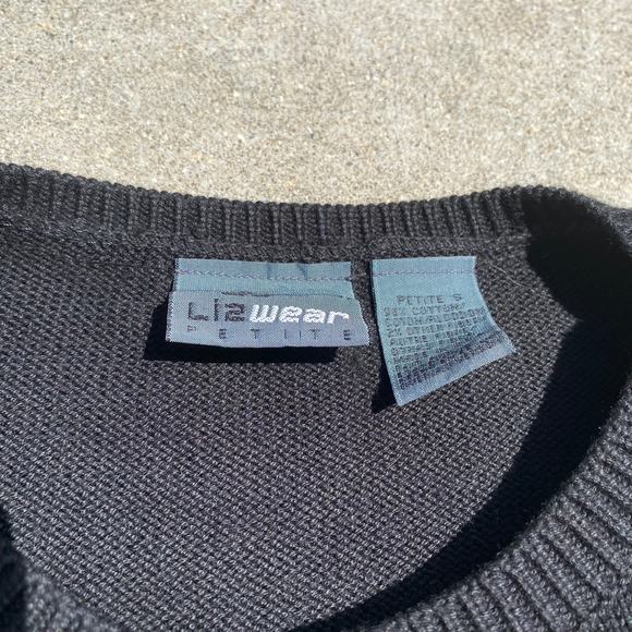 LizWear Petite Liz Claiborne Fair Isle Vintage Sweater Sz S - Picture 3 of 7